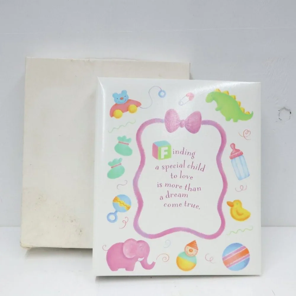 Vtg Hallmark Baby Scrap Book Finding a Specal Child... New Unused